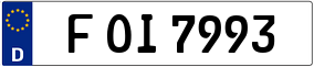 Truck License Plate
